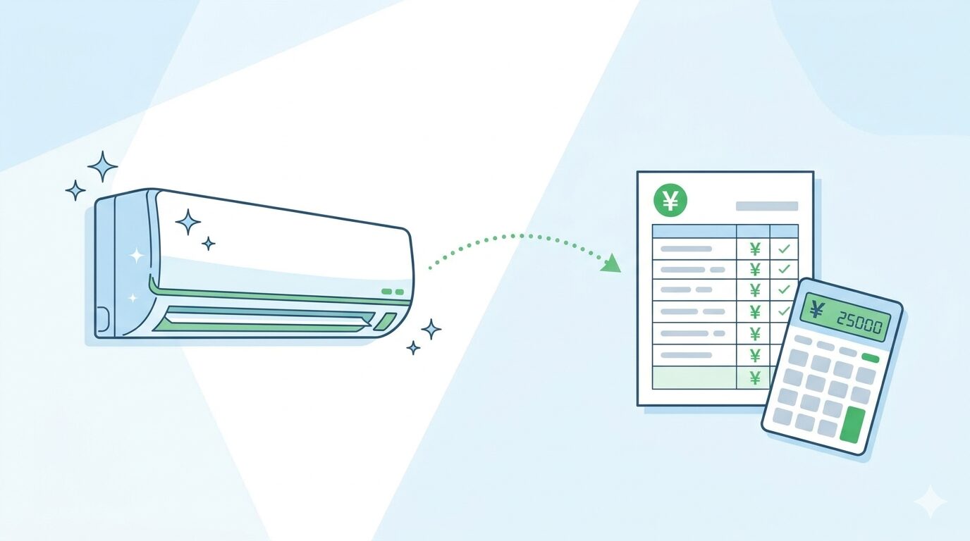 エアコンクリーニング代の勘定科目は「修繕費」が基本【結論から】
